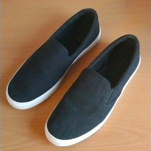 Black Slip Ons